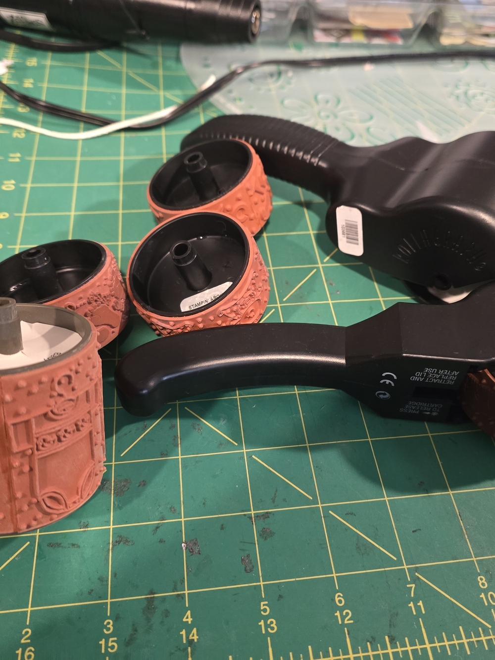 Stampin Around Roller Handles And Stamps